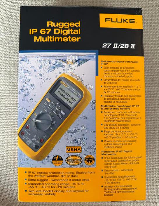 Nieuwe Fluke 28-II, nieuw met toebehoren in doos, nieuw !!, Ophalen of Verzenden, Nieuw, Multimeter