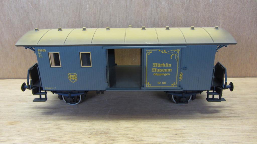 Märklin spoor 1 : museumswagen 5 - loop of sloop - 85805, Wisselstroom, Gebruikt, Wagon, Ophalen of Verzenden