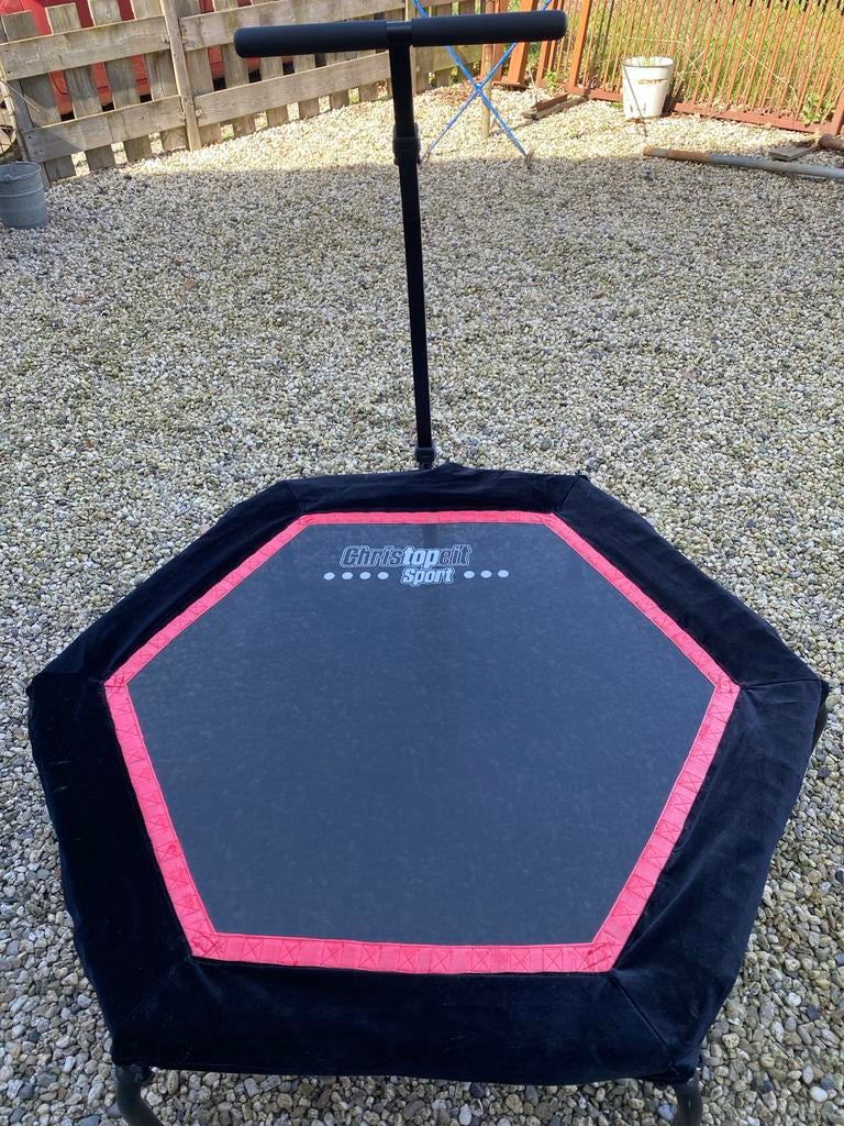 Christopeit Sport Fitness Trampoline met handvat, Ophalen, Zo goed als nieuw
