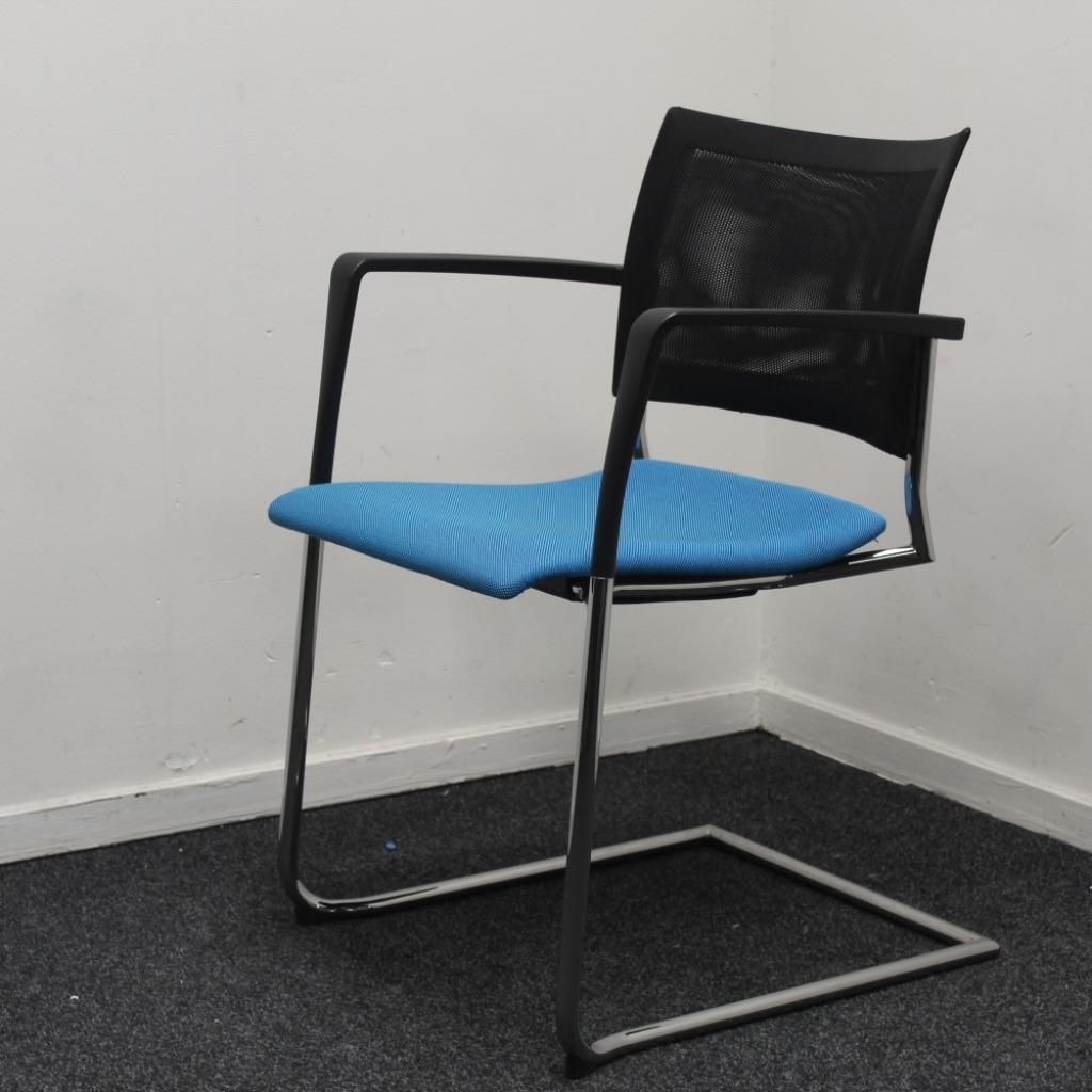 Casala, Fenix, Vergaderstoel, Blauw, Zwart, Kantinestoel, Gebruikt, -, Blauw, -