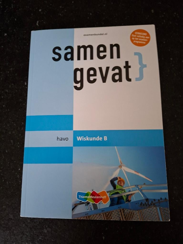 Wiskunde B samengevat HAVO, Wiskunde A, Ophalen of Verzenden, Zo goed als nieuw, HAVO