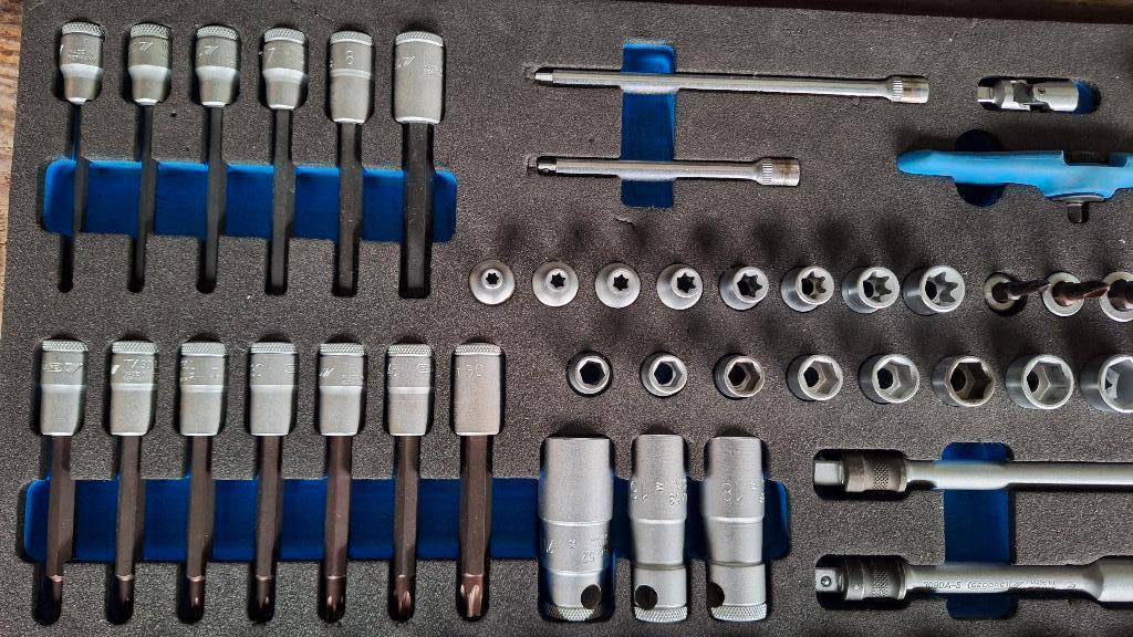 Gedore 2005 CT4-U-20 dopsleutel-set 1/"-1/2" Nieuw., ., Nieuw, Ophalen of Verzenden, .