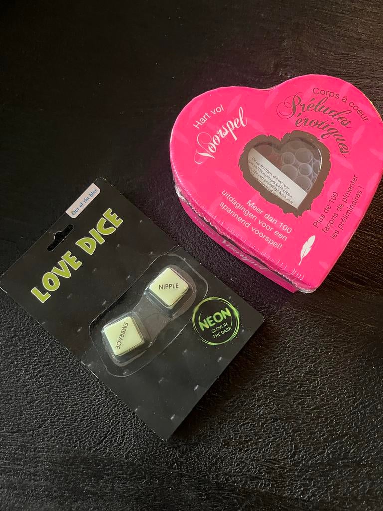 Voorspel spelletjes: Love Dice & Hart vol Voorspel, Hobby en Vrije tijd, Gezelschapsspellen | Overige, Een of twee spelers, Ophalen of Verzenden