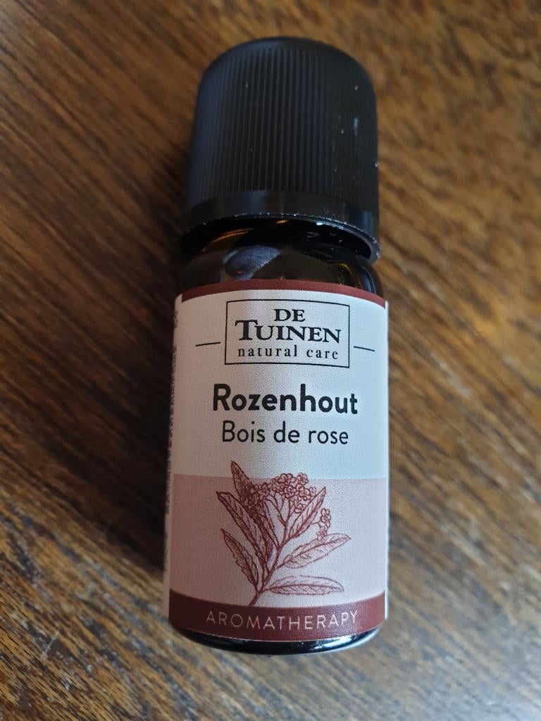 Rozenhout olie - Aromatherapie - De Tuinen, Ophalen of Verzenden, Zo goed als nieuw