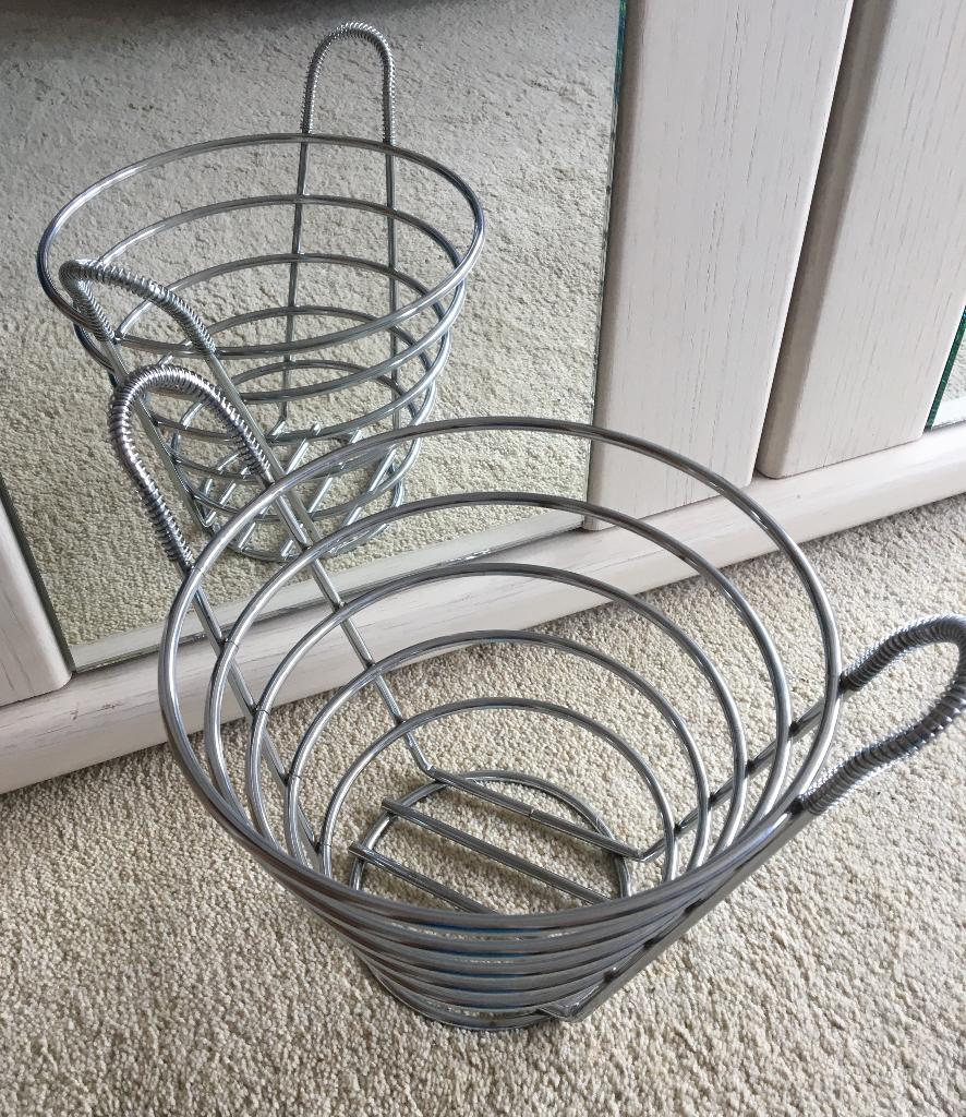 Groot en stevige fruitmand, Huis en Inrichting, Keuken | Keukenbenodigdheden, Zilver, Ophalen of Verzenden, Metaal, Overige typen