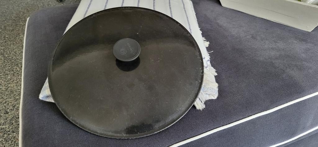 Le Creuset deksel voor braadpan/koekenpan, 31 cm gietijzer, Ophalen, Gebruikt