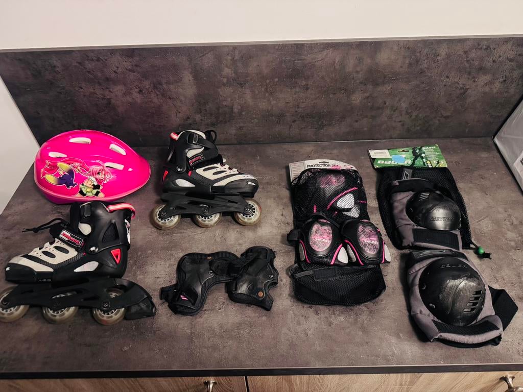 Rollerblade verstelbare skeelers 29/34 helm en bescherming, Sport en Fitness, Skeelers, Overige merken, Verstelbaar, Kinderen