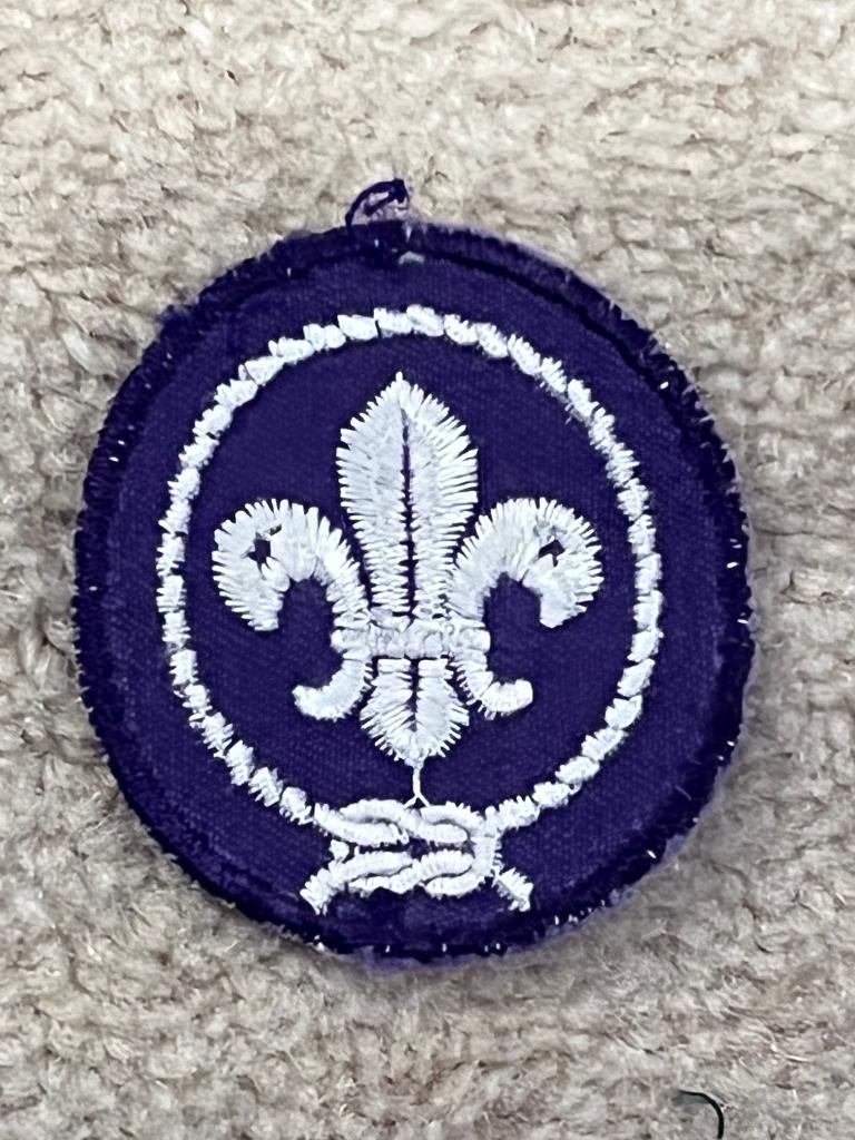Scouting - badge - installatie insigne waterwerk, Ophalen of Verzenden, Zo goed als nieuw, Embleem, Speld of Insigne