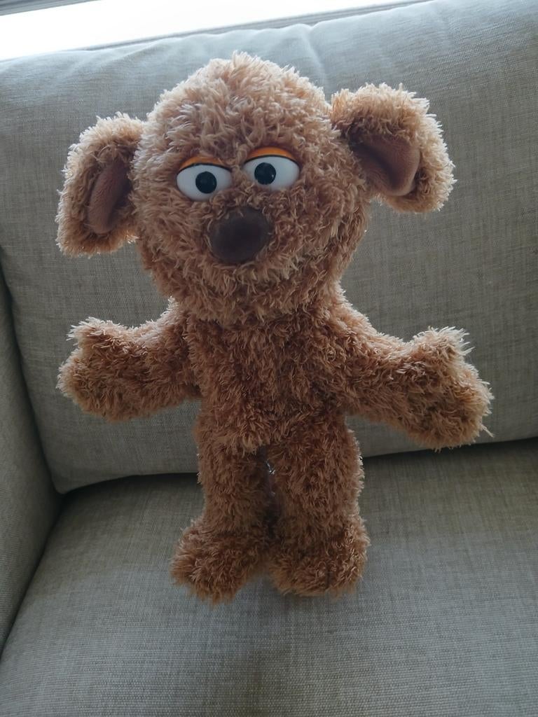 SESAMSTRAAT Tommie Handpop Merk:Sesamstraat., Kinderen en Baby's, Speelgoed | Knuffels en Pluche, Ophalen of Verzenden, Zo goed als nieuw