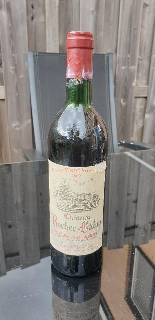 Grand Vin Chateau Rocher - Calon 1989, Verzamelen, Wijnen, Nieuw, Rode wijn, Frankrijk, Vol, Ophalen of Verzenden
