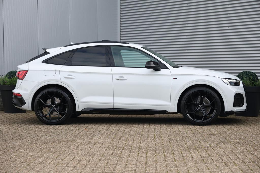 Audi Q5 Sportback 50 TFSI e S-Line 299pk Quattro Pano|Luchtv, Automaat, Gebruikt, 4 cilinders, Wit