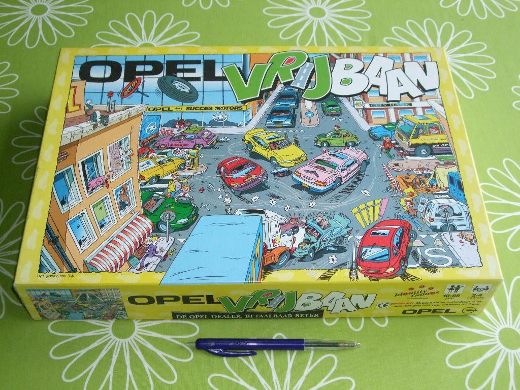 Opel Vrij Baan - bordspel uit 1994, Een of twee spelers, Ophalen of Verzenden, Zo goed als nieuw