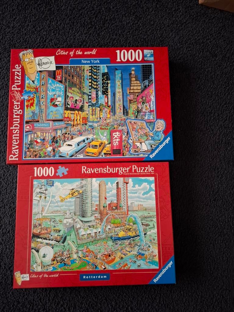 Ravensburger puzzles, Ophalen of Verzenden, 500 t/m 1500 stukjes, Zo goed als nieuw