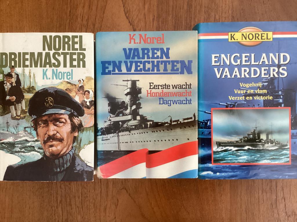 3x K.Norel: Varen en vechten/Engelandvaarders/Driemaster, Boeken, Ophalen of Verzenden, Gelezen