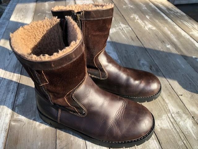 Sketchers gevoerde laarzen heren , nieuw . maat 44 / usa 10., Bruin, Boots, Ophalen of Verzenden, Zo goed als nieuw