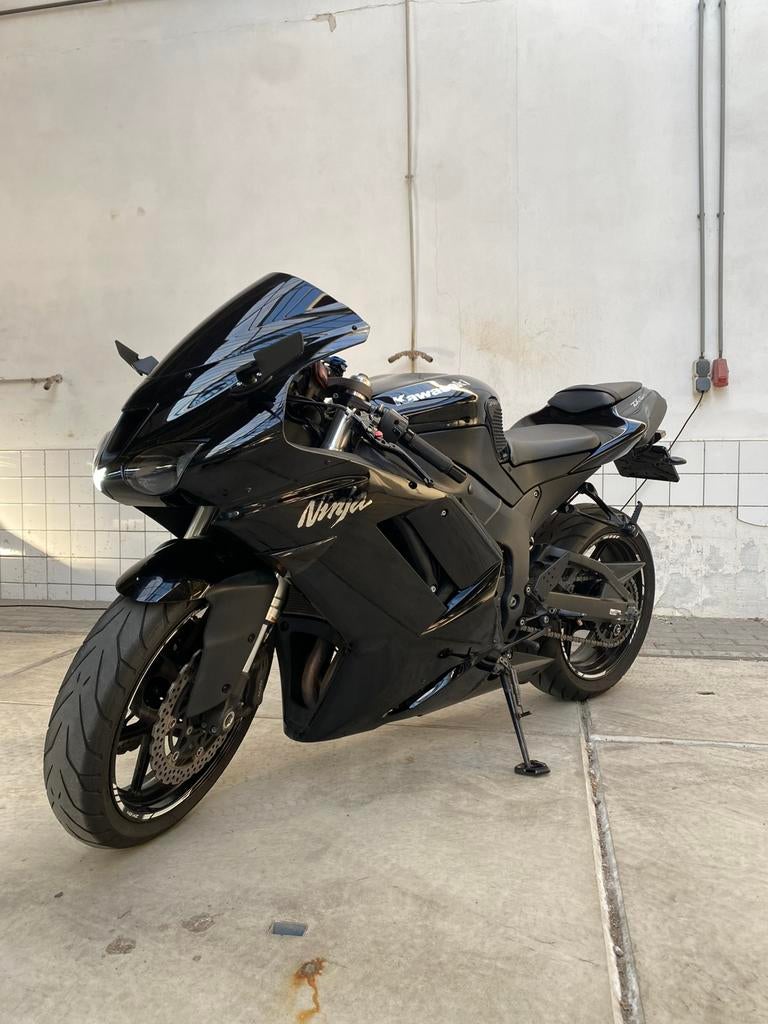 Kawasaki Ninja ZX-6R (2007) – Zeer nette staat, veel extra’s, Motoren, Motoren | Kawasaki, Occasion, 4 cilinders, Motorrijbewijs A