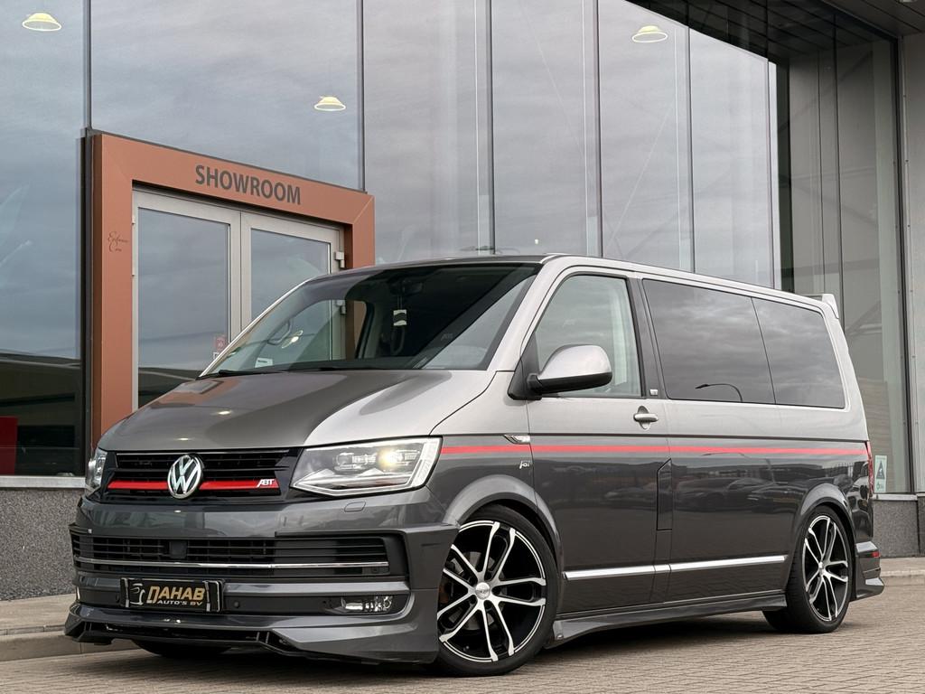 Volkswagen Transporter Multivan 2.0 TDI L1H1 120 Years ABT E, Auto's, Adaptive Cruise Control, 15 km/l, Gebruikt, Zwart