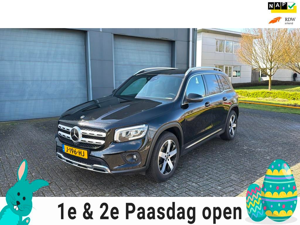 Mercedes-Benz GLB 200 d Business Solution Luxury 2020 Automa, 4 cilinders, 150 pk, Leder en Stof, Zwart