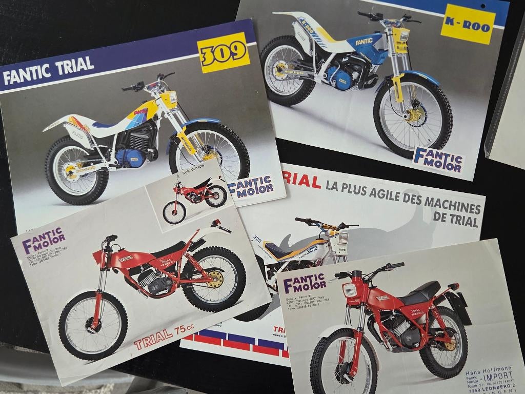 Folders van diverse Fantic trialmotoren, Ophalen of Verzenden, Zo goed als nieuw, Overige merken