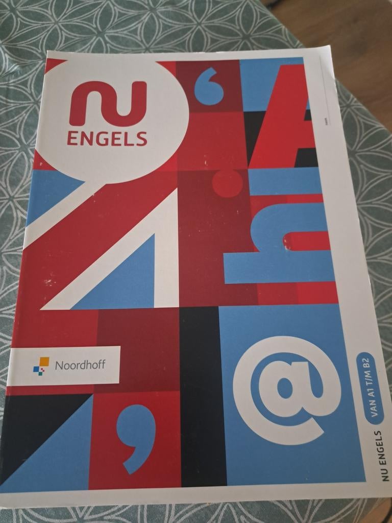 Nu Engels schoolboek - Noordhoff (Van A1 t/m B2), Boeken, Schoolboeken, Ophalen of Verzenden, Gelezen, Engels