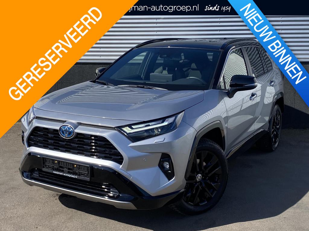 Toyota RAV4 2.5 Hybrid AWD Bi-tone edition Stoelverwarming,, Automaat, Stof, Gebruikt, Euro 6