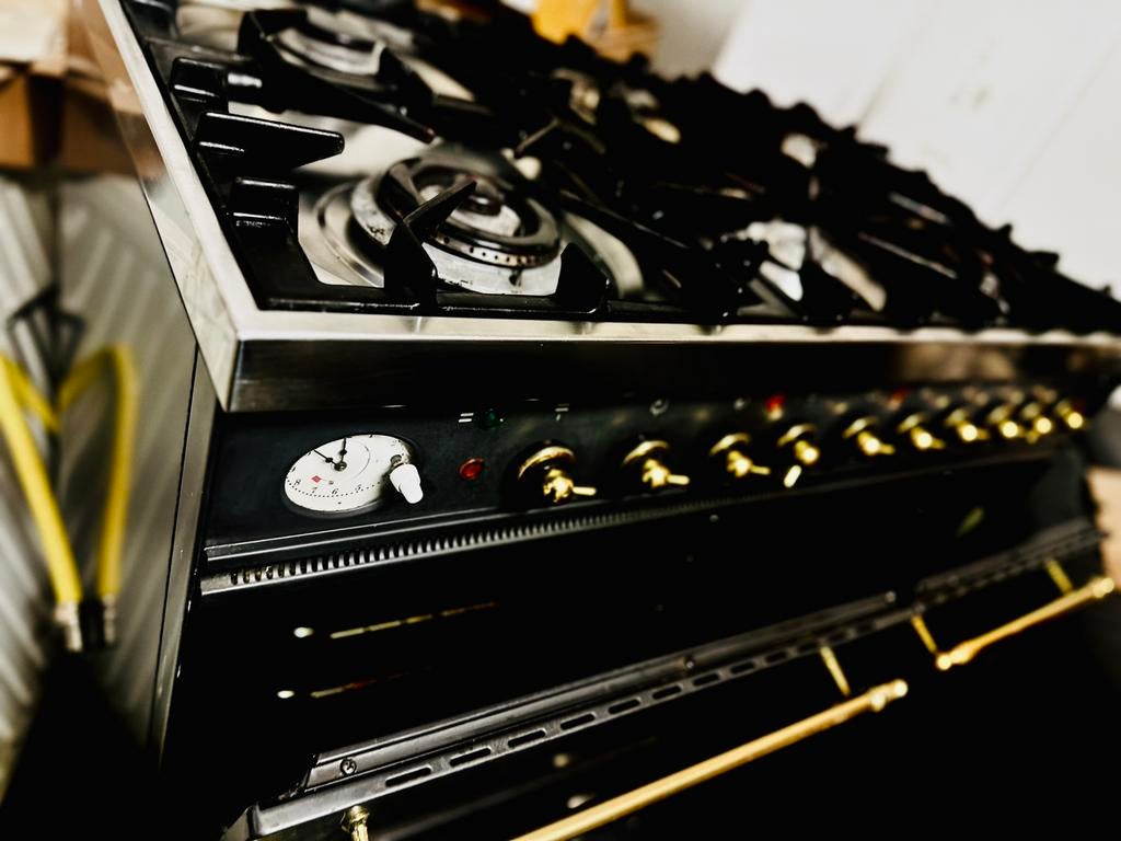 Boretti gasfornuis 6 pits 2 ovens, Ophalen, Gebruikt, 60 cm of meer, Gas