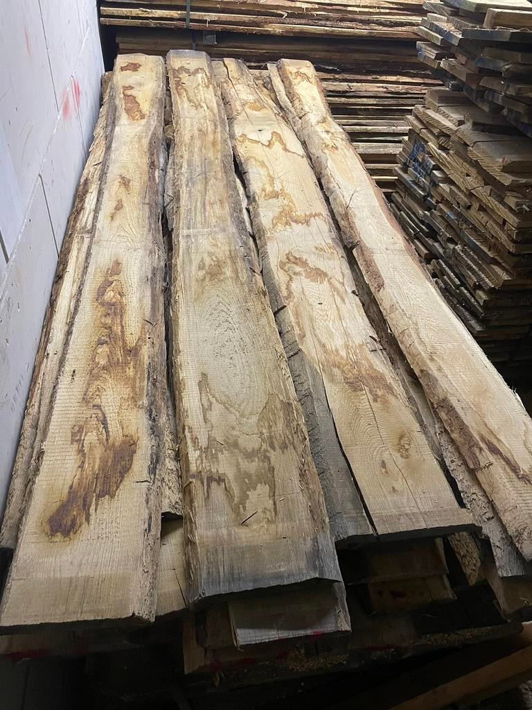 Partij 30x eiken planken schaaldelen 3m lang, Ophalen, Nieuw, 250 cm of meer, Planken