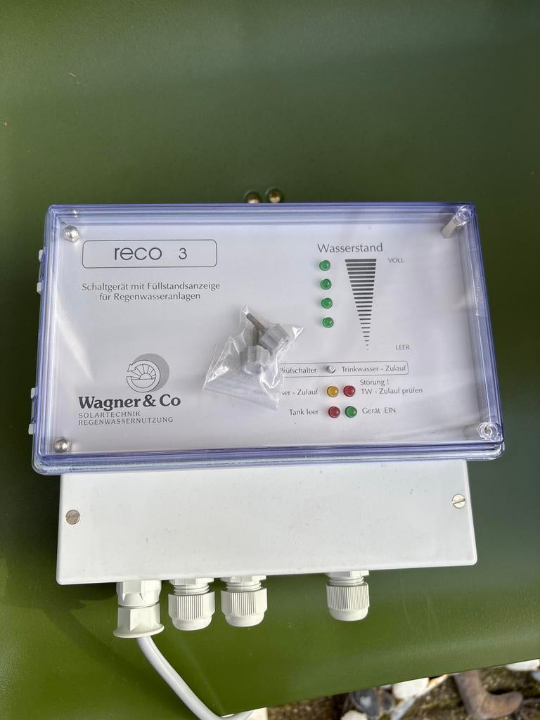 Wagner & Co Reco 3 Waterstandmeter voor regenwaterinstallati, Tuin en Terras, Ophalen, Nieuw