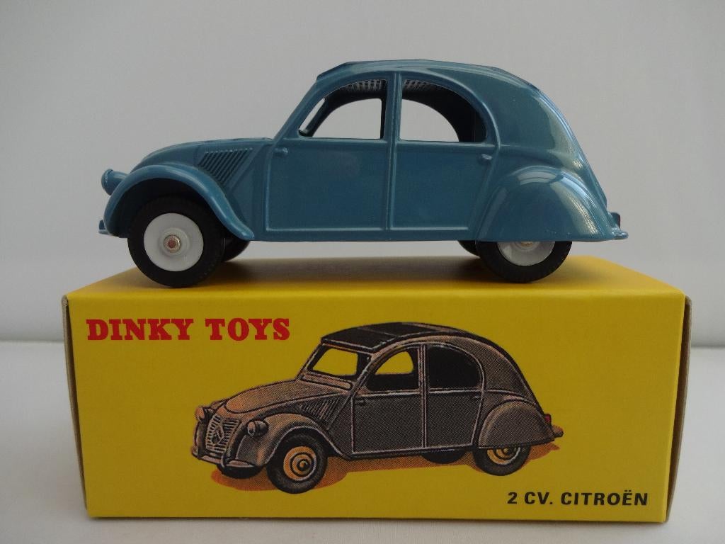 Citroen 2CV blauw nr: 535 - 24T van Dinky Toys 1:43, Ophalen of Verzenden, Nieuw, Auto, Dinky Toys