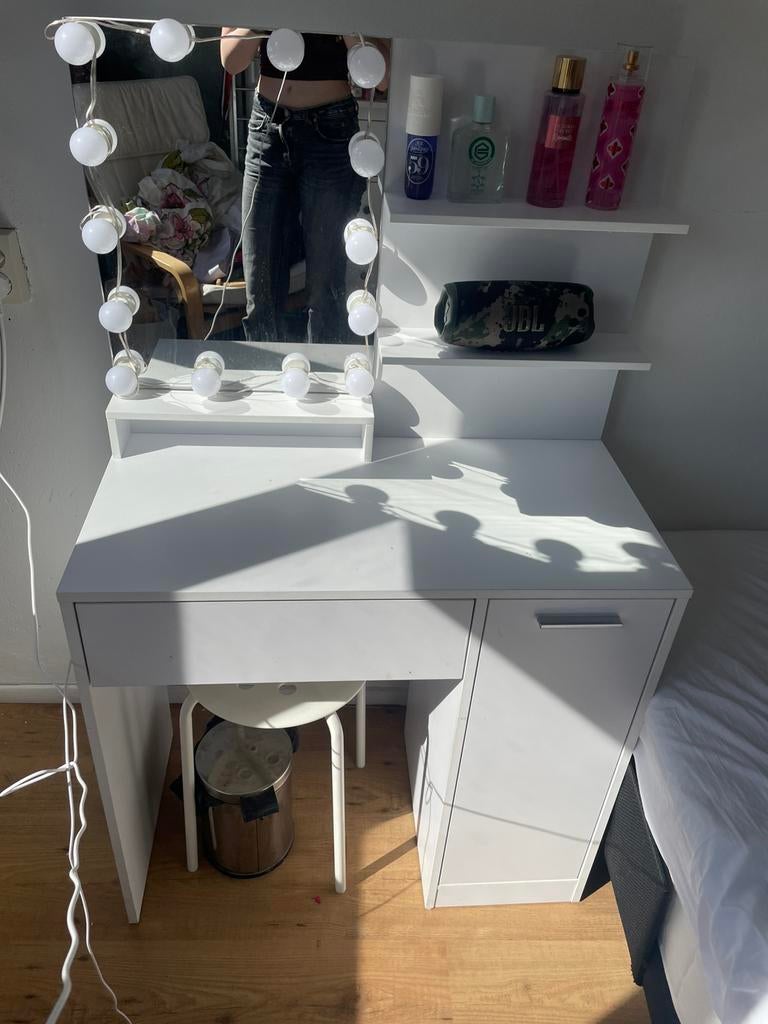 vanity bureau kaptafel, Ophalen, 100 tot 150 cm, 50 tot 100 cm, Zo goed als nieuw