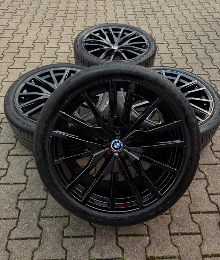 Originele BMW 22 inch Zomerset 742M X5 X6 G05 G06 LCI 45e 50, Banden en Velgen, Nieuw, Overige maten, Ophalen of Verzenden