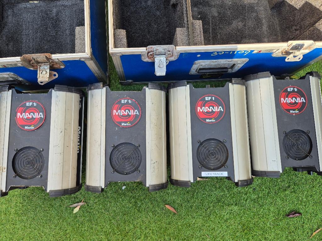 3 X Martin Mania incl kisten, Ophalen, Gebruikt, Licht, Geluidgestuurd