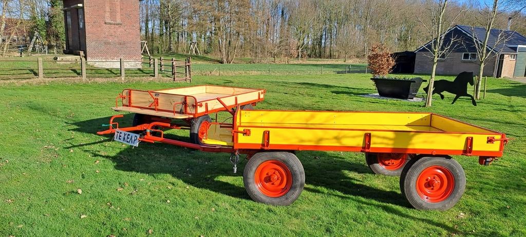 2 Miedema wagens AC15, 2 ton, Zakelijke goederen, Agrarisch | Werktuigen, Ophalen, Transport