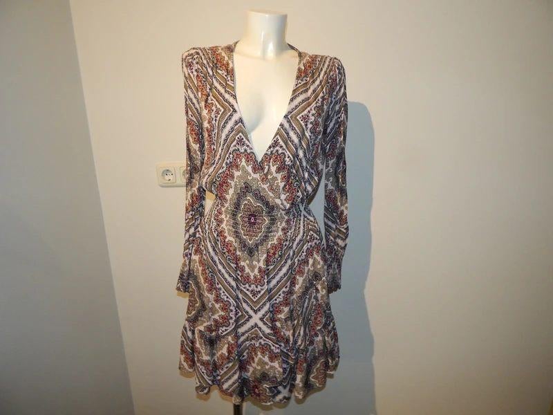 Michael Kors prachtige jurk mooie print elastische taille M