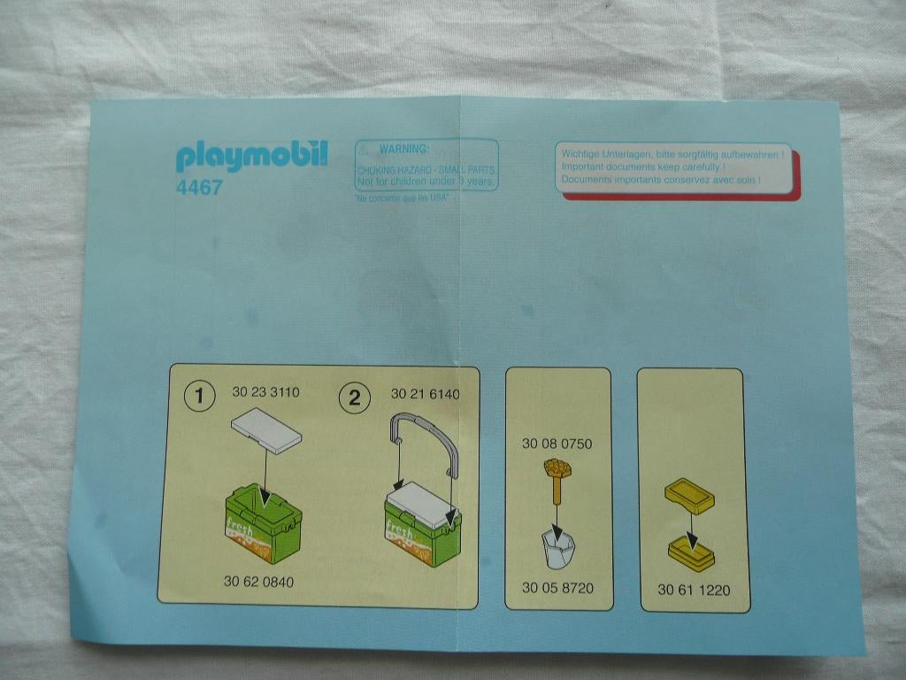 Playmobil familie in de dierentuin, Ophalen of Verzenden, Zo goed als nieuw, Complete set