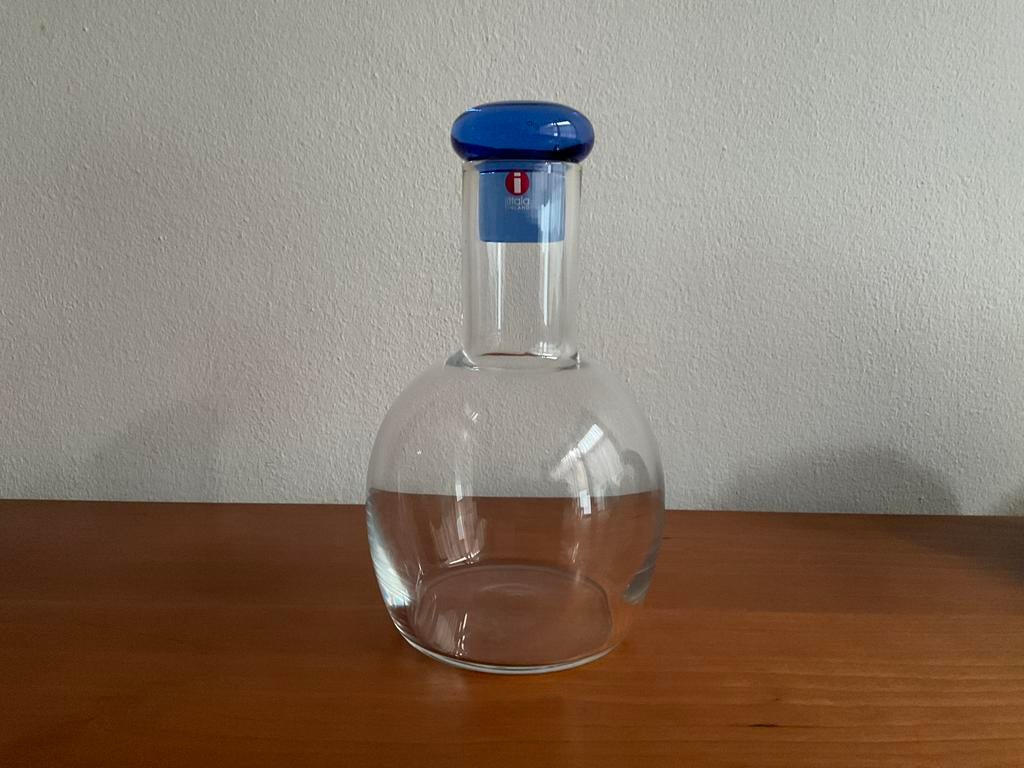 Iittala, Finland: karafje Mondo Kerttu Nurminen 1988 perfect, Ophalen of Verzenden
