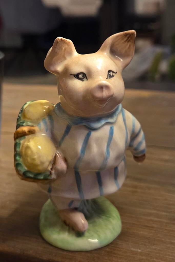 Beswick Beatrix Potter - Little Pig Robinson - Eerste Versie, Ophalen of Verzenden, Zo goed als nieuw, Dier