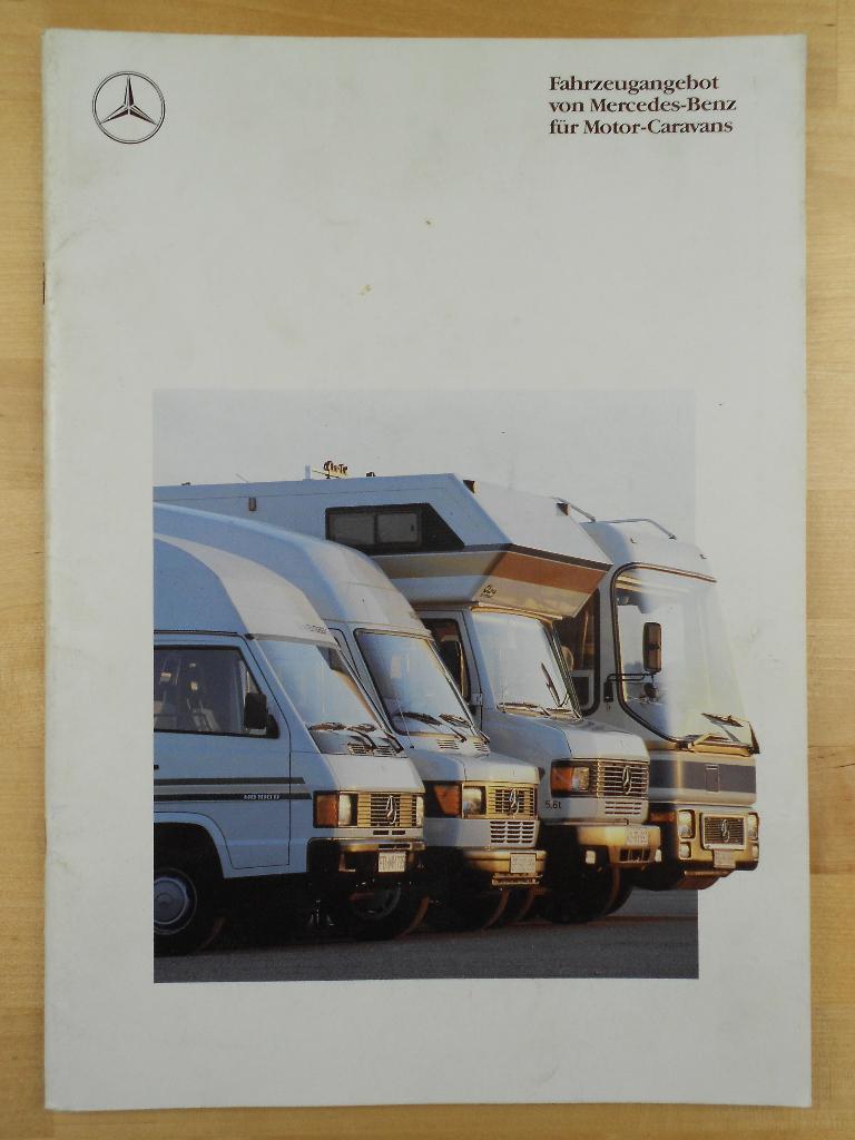 Mercedes Camper Brochure 1991 208 210 308 310 408 410 508 D, Zo goed als nieuw, Mercedes-Benz, Mercedes, Ophalen of Verzenden