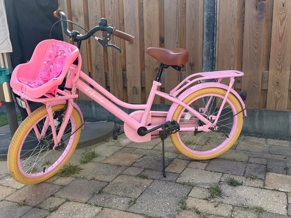 Spirit Liberty meisjesfiets 18 inch zo goed als nieuw, Ophalen, Zo goed als nieuw, 16 tot 20 inch