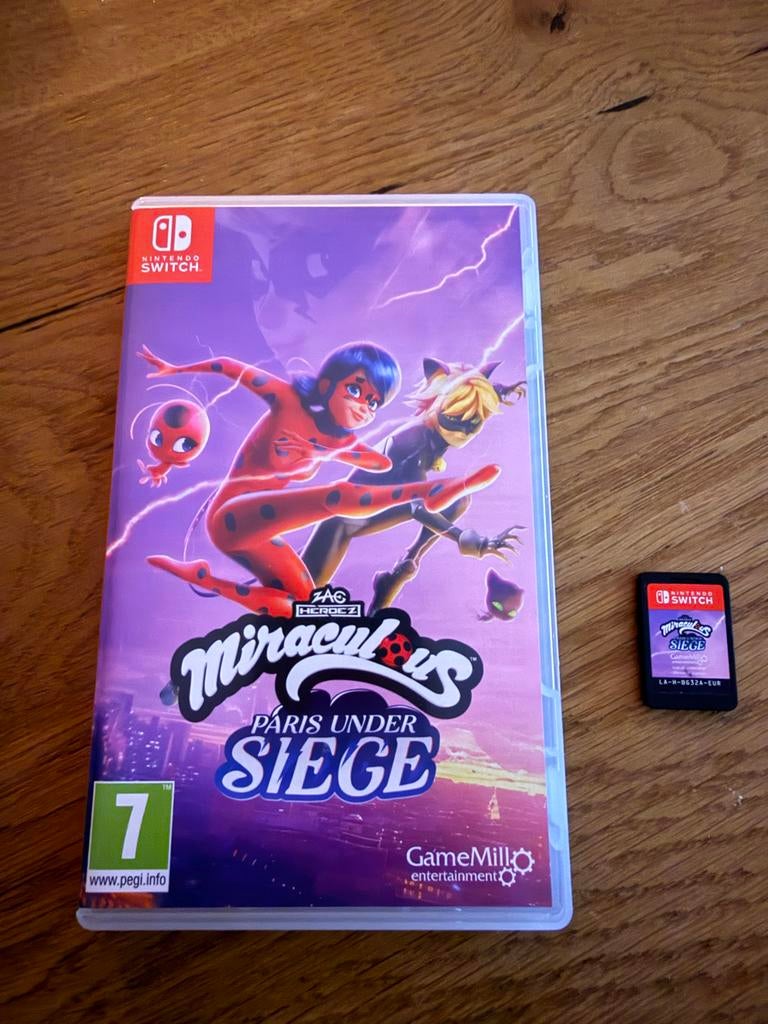 Miraculous - Paris Under Siege Nintendo Switch Game (7+), Avontuur en Actie, Gebruikt, 1 speler, Ophalen of Verzenden