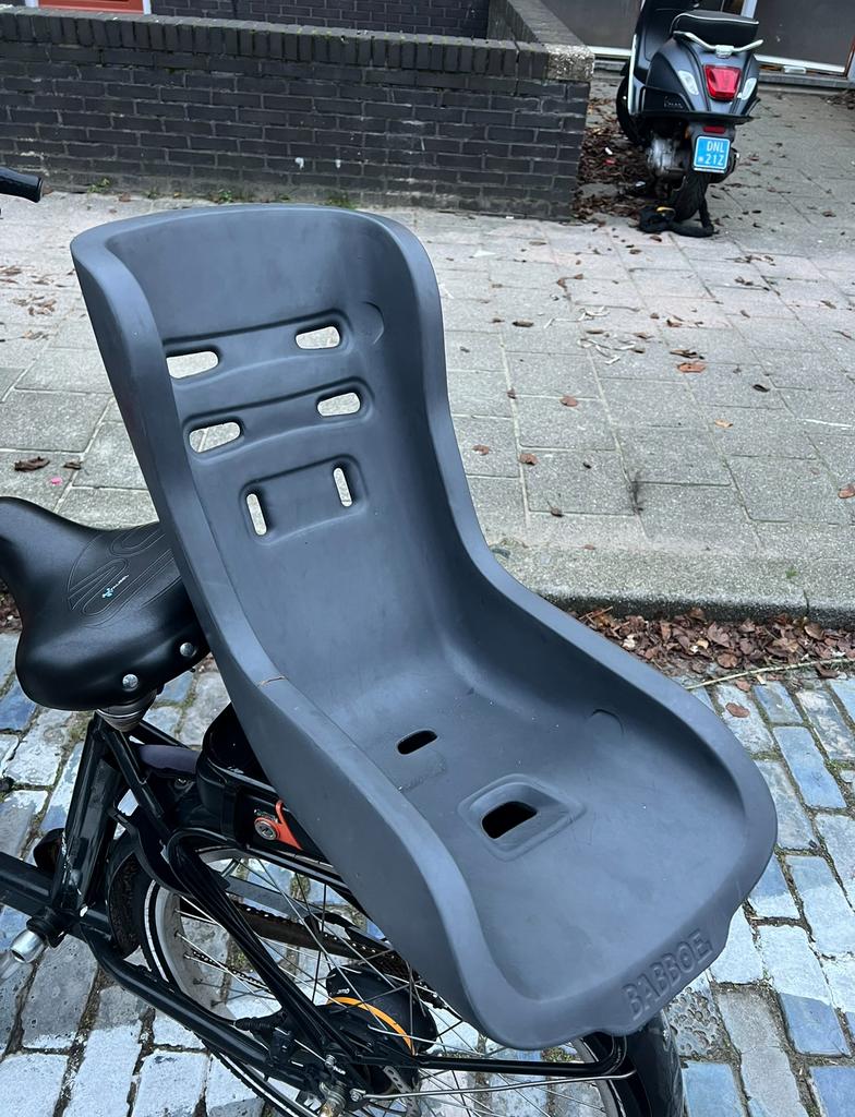 Babboe bakfiets baby zitje, Ophalen, Zo goed als nieuw, 0 t/m 10 kg