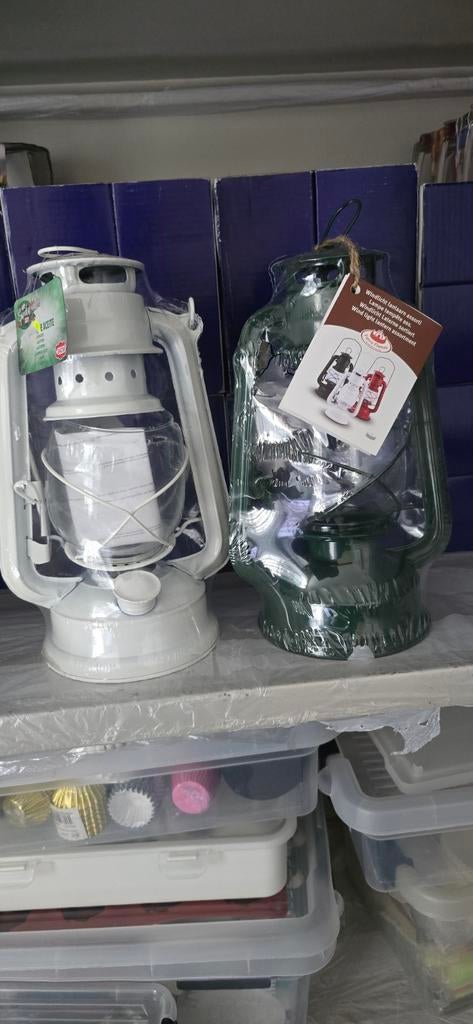 Windlicht lantaarn 2x, Ophalen of Verzenden, Nieuw, Licht