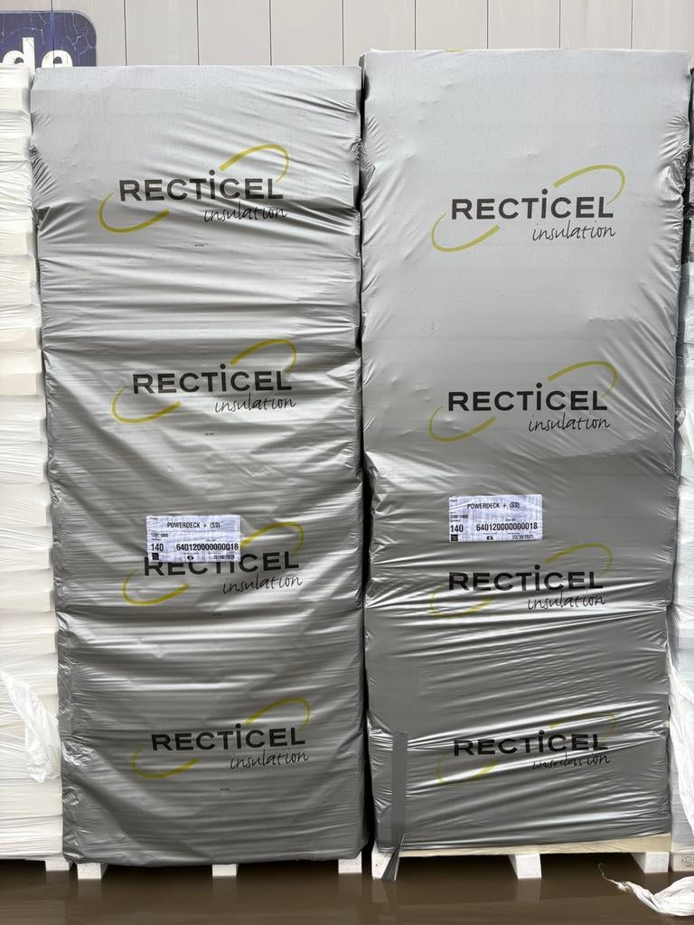 B keus pir 140 mm alu tand groef 120 x 100 cm, Doe-het-zelf en Verbouw, Isolatie en Afdichting, Ophalen, Nieuw, Hardschuim (Pir)