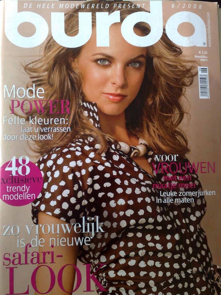 Burda juni nr. 6 / 2008, Hobby en Vrije tijd, Kledingpatronen, Nieuw, Vrouw, Burda, Verzenden