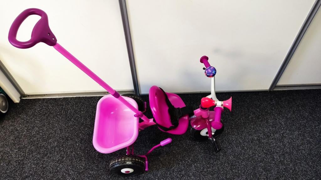 Driewieler/Loopfiets, kleur roze, Ophalen, Zo goed als nieuw, Loopfiets