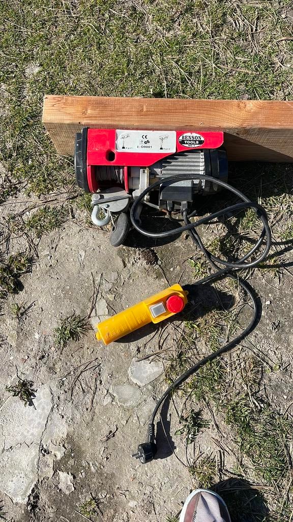 Electrische lier, Ophalen of Verzenden, Gebruikt, Elektrisch