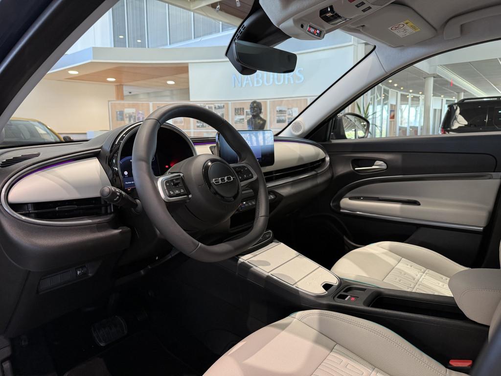 Fiat 600 1.2 Hybrid La Prima, Leder, Keyless, Camera, Massag, Auto's, Fiat, 12 maanden, 101 pk, Gebruikt, 1199 cc