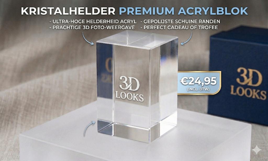 Solide Acryl Display Kubus – Transparante Presentatiebox, Verzenden, Nieuw, Overig