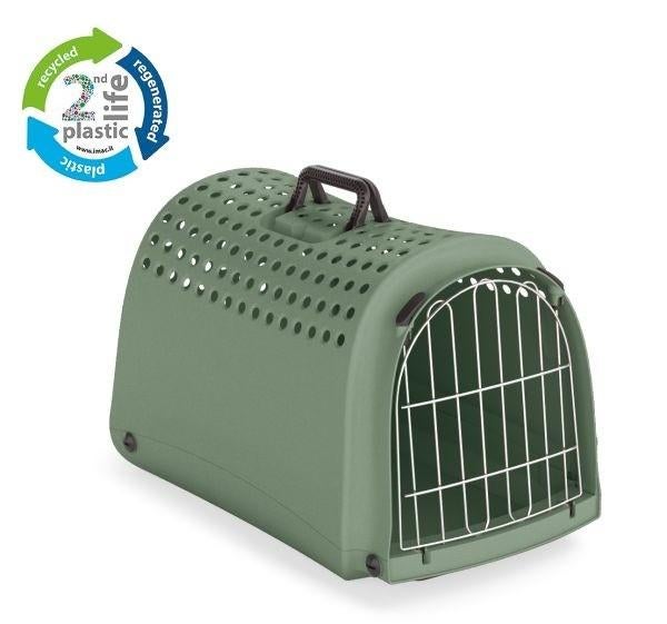 Katten transportbox Linus 2nd life groen nu voor € 22,50, Imac, ., Nieuw, Ophalen of Verzenden