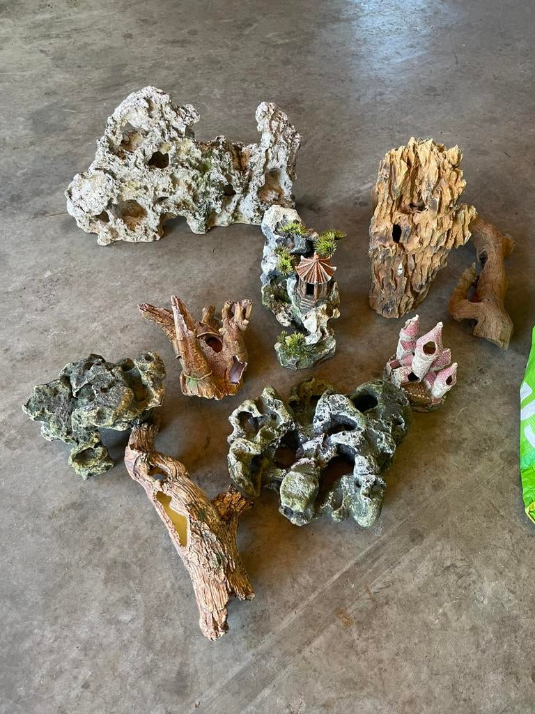 Aquarium decoratie, Ophalen of Verzenden, Zo goed als nieuw, Decoratie, Overige merken